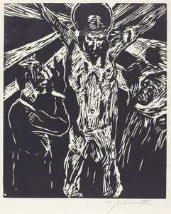 Kristus på korset Korsfästelsen, 1919. av Lovis Corinth