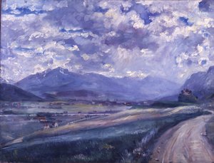 Inndalen vid Thaur. Innsbruck av Lovis Corinth