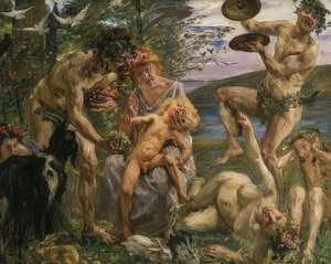 Zeus barndom. 1905-1906 av Lovis Corinth