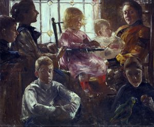 Familjen Rumpf av Lovis Corinth