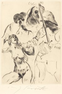 Bortförande av kvinna III Bortförande III, 1914. av Lovis Corinth