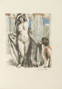 Illustration till Song of Songs, 1911 av Lovis Corinth