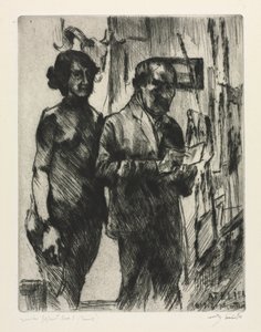 I studion av Lovis Corinth