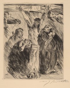 Korsfästelse, efter altartavlan i Tölz av Lovis Corinth