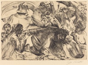 Kristus som bär korset, 1916. av Lovis Corinth