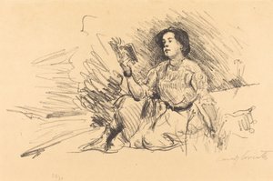 Flickläsning av Lovis Corinth