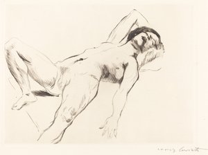 Liggande kvinna naken I Liggande kvinna naken I, 1912. av Lovis Corinth