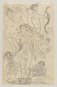 Lovis Corinth och Carl Strathmann av Lovis Corinth