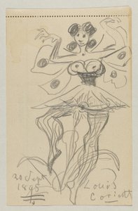 Lovis Corinth och Carl Strathmann av Lovis Corinth