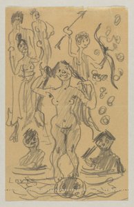 Lovis Corinth och Carl Strathmann av Lovis Corinth