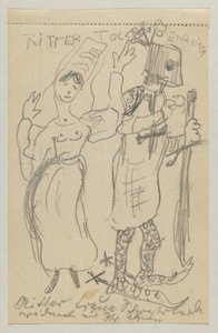 Lovis Corinth och Carl Strathmann av Lovis Corinth