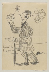 Lovis Corinth och Carl Strathmann av Lovis Corinth
