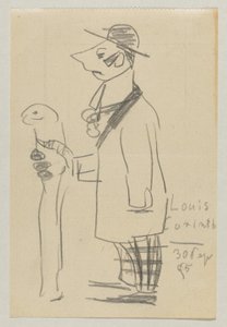 Lovis Corinth och Carl Strathmann av Lovis Corinth