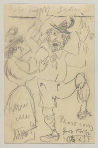 Lovis Corinth till Carl Strathmann: vykort, poststämplat 25 februari 1904 av Lovis Corinth