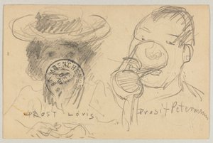 Lovis Corinth till Carl Strathmann: vykort, poststämpel på framsidan 17 december 1902 av Lovis Corinth
