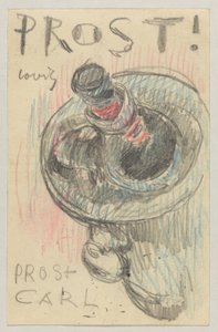 Lovis Corinth till Elly Strathmann: vykort, poststämplat 22 maj 1911 av Lovis Corinth