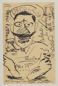 Lovis Corinth till Elly Strathmann: vykort, poststämplat 23 februari av Lovis Corinth