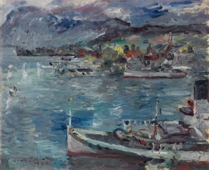 Vierwaldstättersjön på förmiddagen av Lovis Corinth