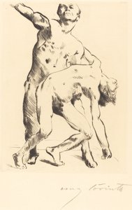 Odysseus och friaren Odysseus och friaren, 1914. av Lovis Corinth