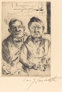 Östpreussiskt par (par från Östpreussen) av Lovis Corinth