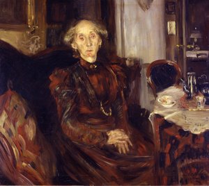 Porträtt av mor Rosenhagen av Lovis Corinth