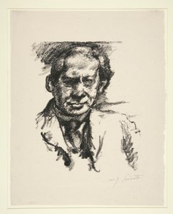 Porträtt av Arno Holz av Lovis Corinth