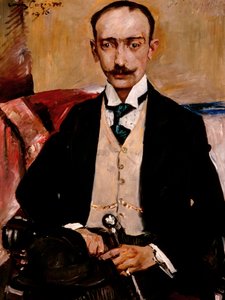 Porträtt av dr Karl Schwarz  av Lovis Corinth
