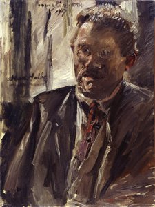 Porträtt av Max Halbe av Lovis Corinth