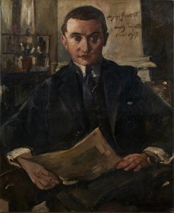 Porträtt av Wolfgang Gurlitt av Lovis Corinth
