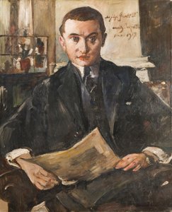 Porträtt av Wolfgang Gurlitt, 1917. av Lovis Corinth