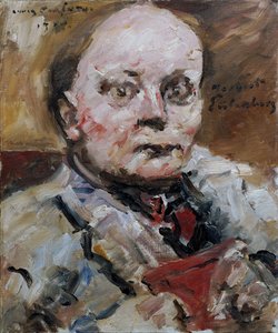 Porträtt av poeten Herbert Eulenberg, 1924. av Lovis Corinth