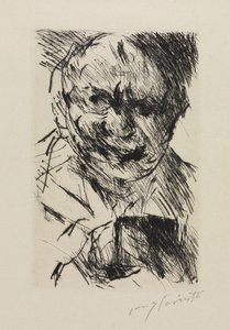 Självporträtt 1923 av Lovis Corinth