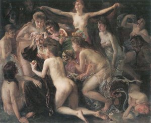 Sankt Antonius frestelse av Lovis Corinth