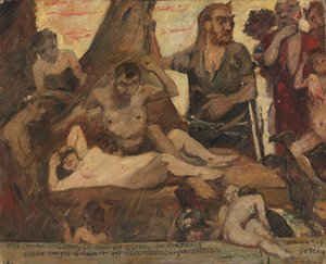 Det homeriska skrattet av Lovis Corinth
