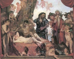 Det homeriska skrattet av Lovis Corinth