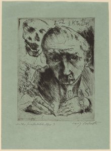 Döden och konstnären Döden och konstnären, 1920-1921. av Lovis Corinth