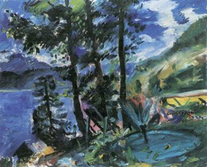  Walchensee med fontän