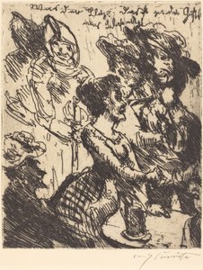 Vilken blixt! Det är lusten av blasewitz Vad är det! Det är Gustel av Blasewitz, 1923. av Lovis Corinth