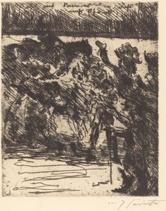 "Upp, kamrater, till häst, till häst! In på fältet, in i friheten!" ("Kom igen, kamrater, till häst, till häst! Till strid, på väg mot frihet!") av Lovis Corinth