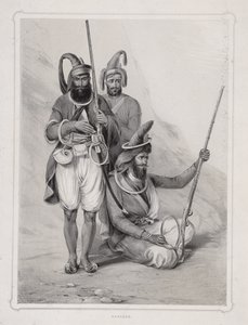 "Akalees", indiska krigare, av Lowes Dickinson