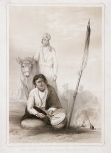 "Faker knuten till generalguvernörens svit i lägret", 1844 av Lowes Dickinson