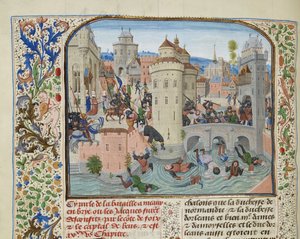 Jacqueriens nederlag den 9 juni 1358, ca 1470-1475.