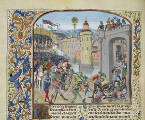 Slaget vid Caen 1346, ca 1470-1475.