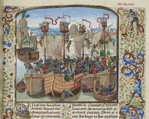 Slaget vid La Rochelle, 1372, ca 1470-1475.