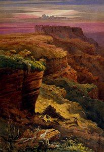 Skådeplatsen för massakern i Magdala, Abessinien på långfredagen 1868 av Lt Cornelius Francis James