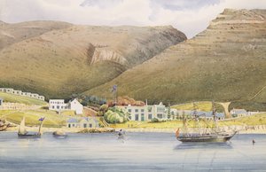 Amiralhuset, Simons stad, Godahoppsudden, 1844 av Lt. Humphrey John Julian