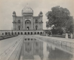 Saftar Jungs grav, Delhi, ca 1890-talet (platinatryck)