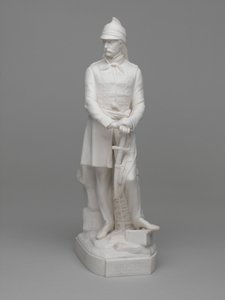 Parian ware-statyett av löjtnant (senare major) William Hodson