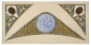 Skiss till festivaltrappan i Paris stadshus: Gemini, mellan 1888 och 1898 (olja)