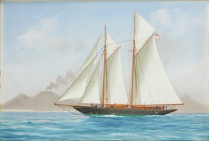 Magdalene R.Y.S Off Neapel (gouache) av Luca Papaluca